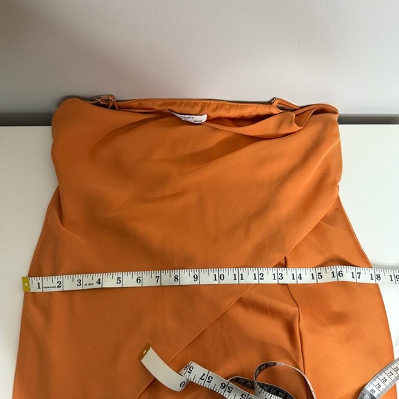 Saunders X RTR - Chiffon Overlay Dress - Orange - $345 size 2 - Picture 13 of 13